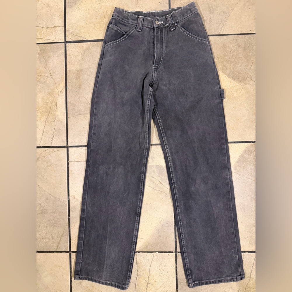 Brandy Melville Women's Gray Straight Leg Jeans